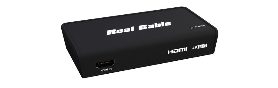 REAL CABLE HD2A113-4K Extracteur audio HDMI vers SPDIF / Jack 3.5mm DTS Dolby HD HDCP2.2 4K 60Hz HDR