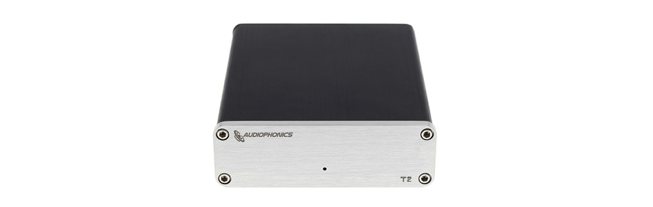 AUDIOPHONICS T2 Préamplificateur Phono (MM) NJM2068 Noir