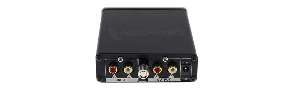 AUDIOPHONICS T2 Préamplificateur Phono (MM) NJM2068 Noir