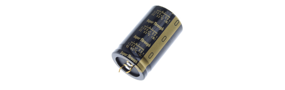 thumbnail image 2 of Nichicon KG Gold Tune 6800µF 35V Audio Electrolytic Capacitor – 5-Pack, 6800mfd 2 of 4