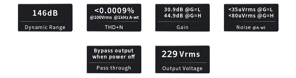 Topping EHA5 Amplificateur casque &eacute;lectrostatique sym&eacute;trique 700Vrms