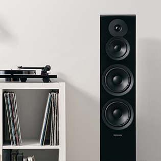 DYNAUDIO EMIT 50 Enceintes colonne 3 voies 86dB 28Hz - 35kHz Noir (La paire)