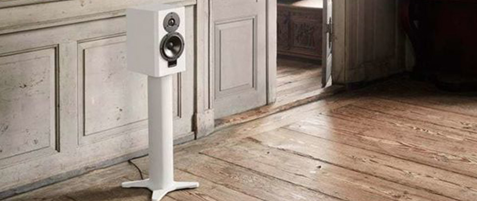 DYNAUDIO STAND 10 Pieds d'Enceintes Blanc (La paire)