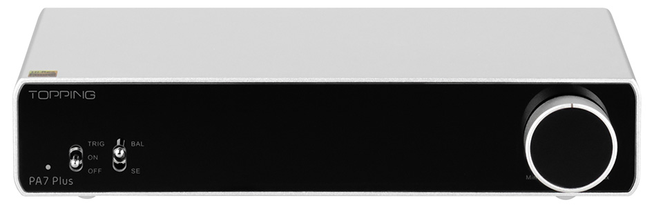 Topping PA7 Plus Amplificateur Class D Symétrique 2x245W 4Ω Argent