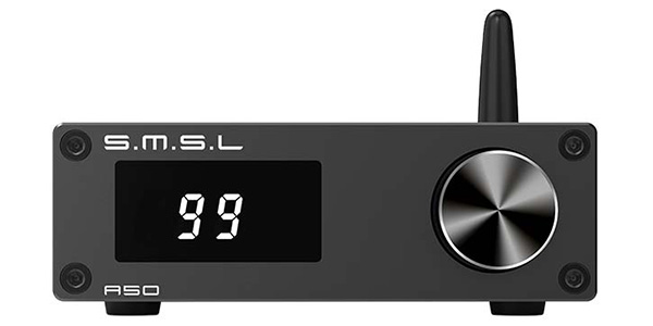 SMSL A50 Amplificateur Class D 2x TPA3116 Bluetooth 5.0 2x60W 4Ω