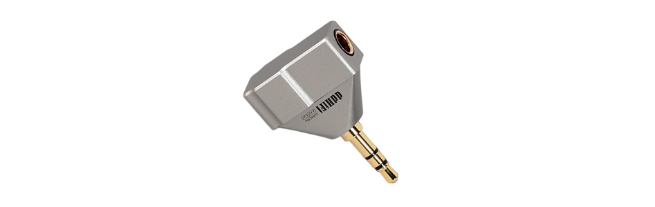 DD DJ44C MKII Female Balanced Jack 4.4mm to Male Single-Ended Jack 3.5mm Adapter Gold Plated