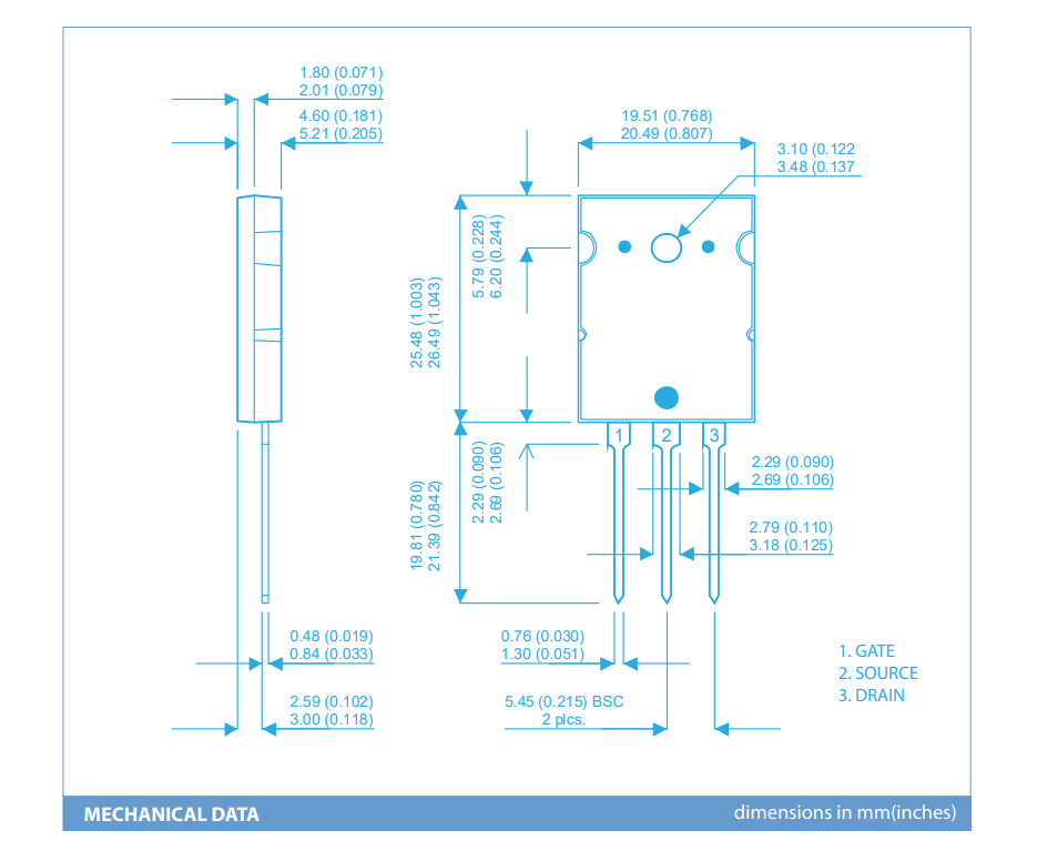 EXICON ECW20P20 Transistor MOSFET