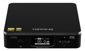 Pack Topping Amplificateur Casque A50s + DAC D50s + Alimentation P50 + Câbles RCA TCR2 25cm Noir