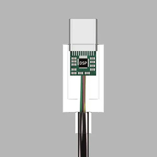 MOONDROP JIU USB-C Écouteurs intra-auriculaires DSP IEM Dynamiques avec Microphone 10 mm 110dB 10Hz-35kHz