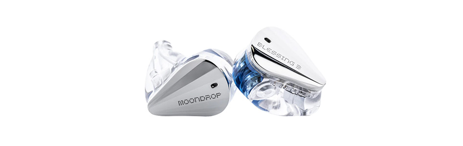 MOONDROP BLESSING3 Écouteurs Intra-Auriculaires IEM Triple Haut-Parleurs 14.8 Ohm 120dB 10Hz - 30kHz