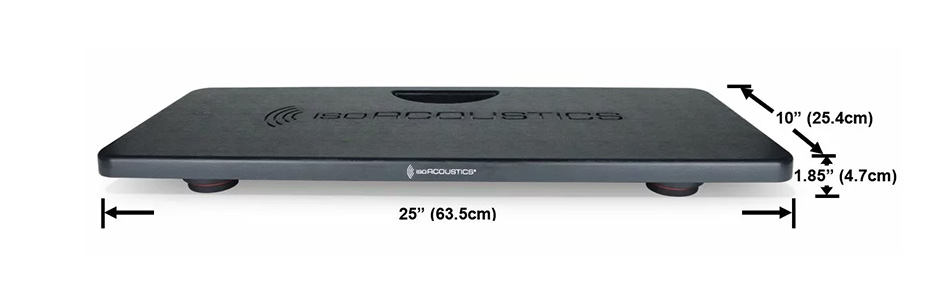 ISOACOUSTICS STAGE 1 BOARD COMBO Plateforme Absorbeur de Vibrations 635x254x47mm 45kg