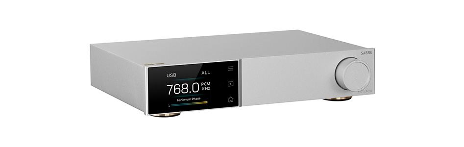 TOPPING D70 PRO DAC ES9039SPRO XMOS XU316 Bluetooth 5.1 LDAC aptX-Adaptative 32bit 768kHz DSD512 Argent