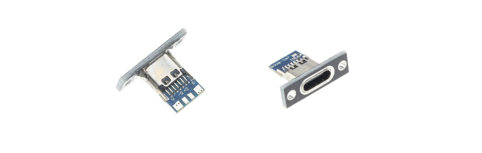 Connecteur USB-C 3.0 Femelle SMT avec PCB