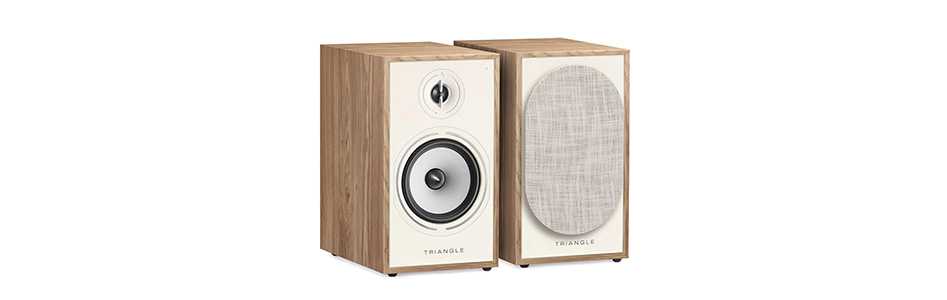 TRIANGLE BOREA BR03 BT Active Bookshelf Speakers Bluetooth 5.0 aptX HD 2x60W Light Oak (Pair)