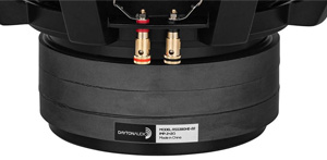 Dayton Audio RSS315HE-22 Haut-Parleur Subwoofer 800W 2+2Ω 88dB 25Hz - 750Hz Ø30.5cm