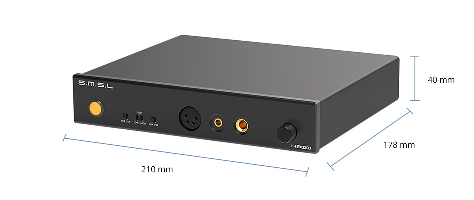 SMSL H300 Amplificateur casque / Préamplificateur symétrique 10W 16 Ohm