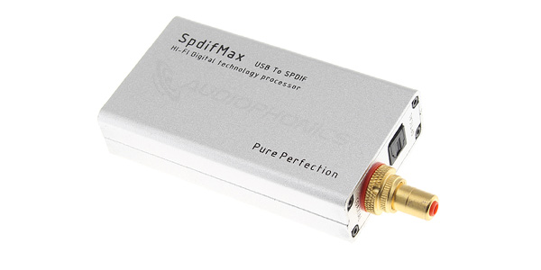 SILKLINE SPDIFMAX MKII Interface USB XMOS U208 vers SPDIF 32bit / 192kHz