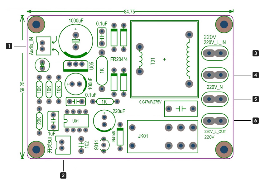 Module de commutation automatique d'alimentation