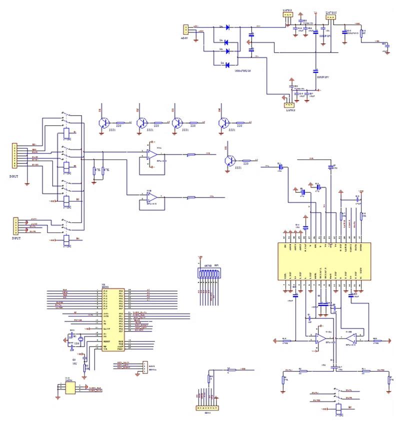 Module Préamplificateur Contrôle de Volume / Sélection de Sources MUSES72320