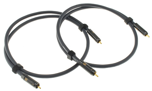 RAMM AUDIO AIR 25 Câble de modulation RCA-RCA Cuivre OFHCC Plaqué Or 1m (La paire)