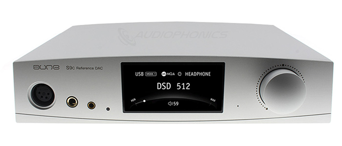 AUNE S9C PRO DAC 2x ES9068AS Amplificateur Casque Discret 5w Bluetooth LDAC aptX HD 32bit 768kHz DSD512 MQA16x Argent