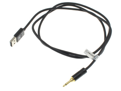 Audiophonics Câble Trigger USB-A Mâle vers Jack 3.5mm Mono Mâle 1m