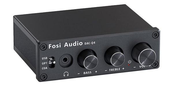 Fosi Audio DAC-Q4 DAC PCM5100 Amplificateur Casque MAX97220 24bit 192kHz