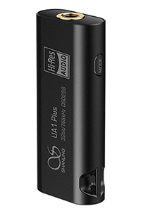SHANLING UA1 PLUS DAC USB-C / Amplificateur Casque Portable 2xCS43131 32bit 768kHz DSD512 80mW @ 32 Ohm Noir