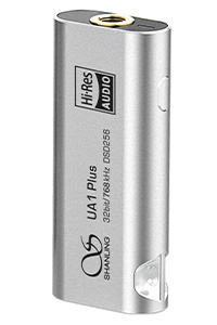 SHANLING UA1 PLUS DAC USB-C / Amplificateur Casque Portable 2xCS43131 32bit 768kHz DSD512 80mW @ 32 Ohm Silver