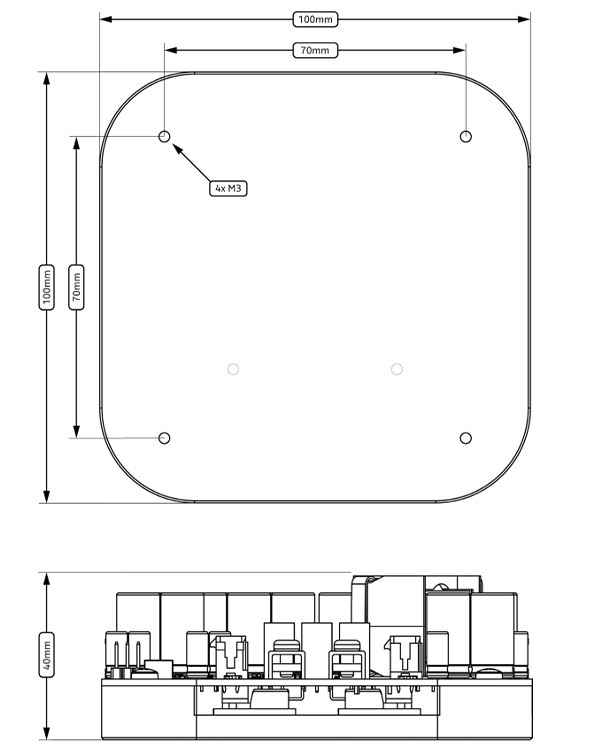 HYPEX Nilai500DIY NILAI Module amplificateur mono Class D 500W 4 Ohm (Unité)