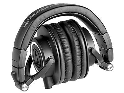 AUDIO-TECHNICA ATH-M50X Casque Audio Dynamique de Monitoring Fermé Ø45mm 38Ω 99dB 15Hz-28kHz