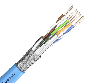Audiophonics Câble Ethernet RJ45 Cat 8.1 F/FTP Cuivre OFC 1m