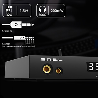 SMSL DL200 DAC Amplificateur Casque ES9039Q2M XMOS XU316 Bluetooth 5.1 LDAC 32bit 768kHz DSD512 MQA-CD