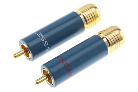 Connecteurs RCA Cuivre 4N Plaqué Or Ø11mm (Set x4)