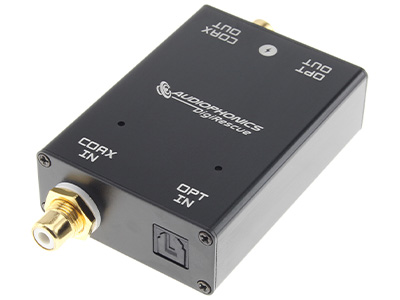 AUDIOPHONICS DIGIRESCUE Module Reclocker SPDIF Optique Coaxial Isolation Galvanique 24bit 192kHz