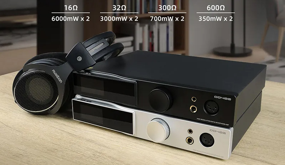 SMSL DO400 DAC ES9039MSPRO Headphone Amplifier XMOS XU316 Bluetooth 5.1 LDAC 32bit 768kHz DSD512 MQA-CD Silver