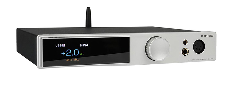 SMSL DO400 DAC ES9039MSPRO Amplificateur Casque XMOS XU316 Bluetooth 5.1 LDAC 32bit 768kHz DSD512 MQA-CD Argent