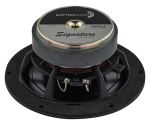 Dayton Audio SIG150-4 Speaker Driver Woofer/ Midbass Aluminum 60W 4Ω 91dB 60Hz-4000Hz Ø13.3cm