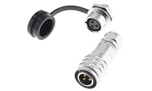 SF12 Connectors 3 Pole Male / Female Lockable Ø6mm