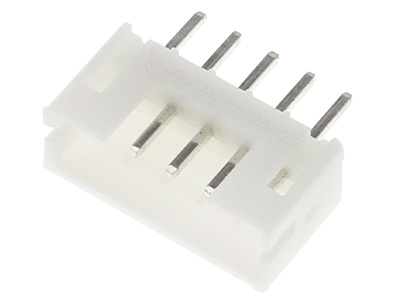 PH 2.0mm Male Socket 5 Channels White (Unit)
