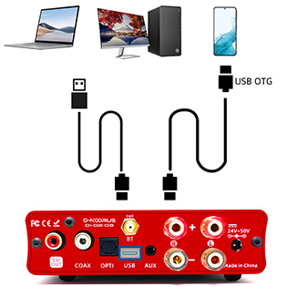 O-NOORUS D3 Class D Amplifier TPA3255 Bluetooth 5.0 2x300W @4Ω