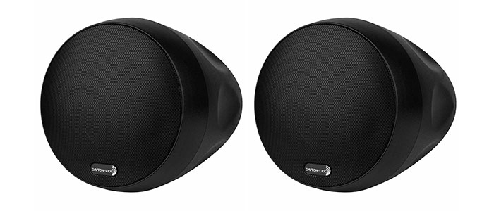 Dayton Audio WP65BT 2-way Speakers Indoor/Outdoor ABS IPP55 2x40W @8Ω 60Hz-20kHz Black (Pair)