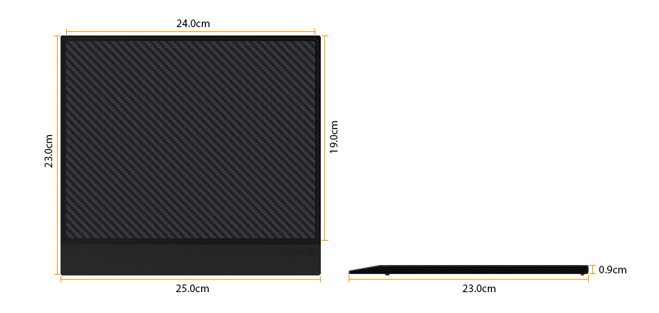 TOPPING DB2325 HiFi Support Aluminium Carbon 25x23x1cm