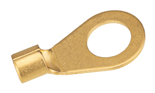 MUNDORF MCONCL.R60-8.4G Gold-Plated Ring Crimp Terminal M8 4-6mm² (Set x4)