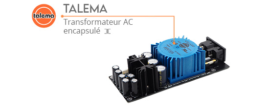 LHY AUDIO LPS-A6 : Indication transformateur Talema