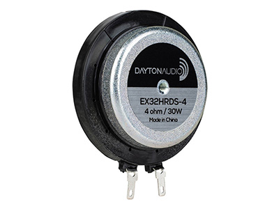 Dayton Audio EX32HRDS-4 IMS™ Haut-Parleur Vibreur Exciter 30W 4 ohm Ø32mm