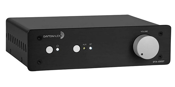 Dayton Audio DTA-100ST Amplificateur Stéréo Class D Bluetooth 5.0 2x 35W @ 4Ω