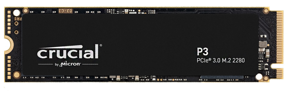 CRUCIAL P3 CT2000P3SSD8 SSD NVME M.2 NAND 3D 2To