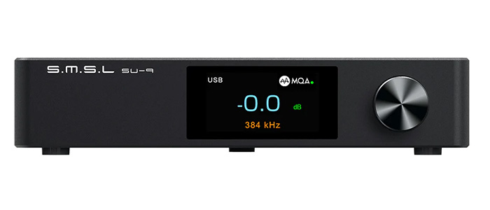 SMSL SU-9 ULTRA DAC AK4191 + AK4499EX XMOS XU316 Bluetooth 5.0 aptX-HD LDAC 32bit 768kHz DSD512 MQA MQA-CD