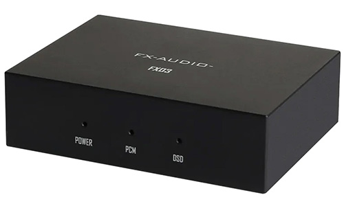 FX-AUDIO FX03 DAC USB ES9028Q2M 32bit / 384kHz DSD256 Noir